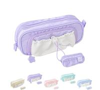 Genérico Rose Pencil Case Large Capacity Drawstring Multi-Pocket Pencils Cases Waterproof, Soft Counting Stars Series PencilCase (E)