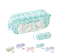 Genérico Rose Pencil Case Large Capacity Drawstring Multi-Pocket Pencils Cases Waterproof, Soft Counting Stars Series PencilCase (C)