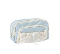 Genérico Rosy Posy Pencil Case, Kawaii Pencil Cases, Cute Aesthetic Waterproof Drawstring Pen Pouch, with Rosy Posy Pens, High Capacity Stationery Storage Bag Student (Pencil Case-A)