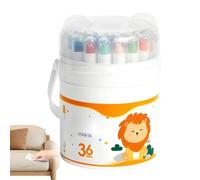 Genérico Rotary Drawing Tools - No-Sharpen Silk Tempera Pens for Arts & Crafts | Water-Soluble Pigment with Protective Casing & Bold Stroke for Teens, Kindergarten, Birthday and Christmas