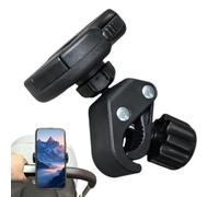 Genérico Rotatable Stroller Phone Mount Clamp Electronics Organizer Support | Universal Stroller Mount Phone Holder Securely Clamps Onto Handlebars Keeping Smart Phones Accessible On Walks Outdoor Runs