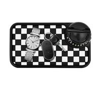 Genérico Rotating Dashboard Organizer - Anti Slip Phone Stand for Parking Number Display | Multi Use Auto with Car Mat, Interior Gadget for Contact Plate Holder Truck Car SUV Accessories
