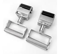 Genérico Rotating Pull Up Handles, Stainless Steel Exercise Grips for Chin Up Bar, 200kg Load Capacity, 360° Angle Adjustable, for LAT Pulldown Attachments/Seated Rows, Strength Training Workout