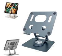 Genérico Rotiva Rotating Stand for Laptop,Adjustable Laptop Stand with 360° Swivel Base and Heat-Ven,2025 New Upgraded Adjustable Computer Stands,for Office, Home, Travel (Gray)