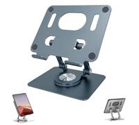 Genérico Rotiva Rotating Stand for Laptop,Adjustable Laptop Stands,Rotiva Rotating Stand for Laptops with 360 Rotatings Base, Ergonimic Foldable Laptops Riser, for Office,Home,Travel (Gray)