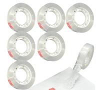 Genérico Rotoli Di Ricariche Di Di Cancelleria- 20 G Ricariche Di Trasparente | Trasparente Ad Alta Adesività, 6 Rotoli | Rilascio Sicuro Cancelleria Senza Intoppi