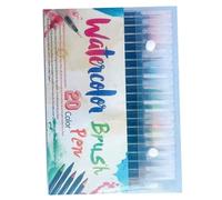 Generico Rotuladores de pincel | Juego de caligrafía de acuarela | Bolígrafos de colores para niños Lettering Diario Pintura Escuela Artistas Caligrafía Adultos Principiantes