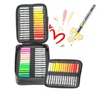 Genérico Rotuladores Para Colorear Para Adultos, Marcadores Para Tomar Notas, 84 Colores Para Proyectos Artísticos Creativos, Pintura y Dibujo Para Adultos y Niños en Madera y Vidrio