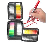 Generico Rotuladores para colorear | Rotuladores para apuntes - Juego de 84 colores para pintura y proyectos artísticos sobre madera vidrio tela ideales para mujeres