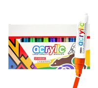 Genérico Rotuladores para Dibujo,Marcadores De Doble Punta - Pinturas Impermeables y Lavables de Doble Punta 8 mm Anti-Manchas Set Multicolor para Escuela Clase Scrapbook Tela y Superficies Variadas