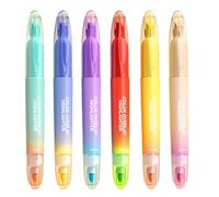 Genérico Rotuladores resaltadores - set 15 cm ABS | Doble punta secado rápido sin manchas | Perfecto estudio biblia, apuntes, diario creativo