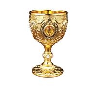 Genérico Rotweingläser - Vintage Europäische Metall-Stielflöten 30ml | Whiskey Shot und Weingläser | Bourbon Wodka Tequila Brandy Sake Trinkgläser Küche Bar Party Abendessen Hochzeit Geburtstag