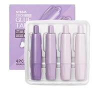 Genérico Rouleau de Ruban Adhésif - 4 Inch Tape Roller | ABS Distributeur - Ruban double face pour loisirs créatifs scrapbooking cartes photos journaux application précise pratique et portable