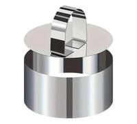 Genérico Round Cake Moulds - Stainless Steel Dessert Rings, Durable Baking Shape Tool, Non Stick Pastry Frame | Multi Use Chocolate Pudding Jelly Pie Mould For Cake Decorating Pastry Making