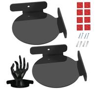 Genérico Round Corner Shelf - Acrylic 6.1x4.7in 2PCS Floating Wall Shelves | Household Accessories Round Display Shelf | Living Room Bedroom Dining Room Organization and Decor