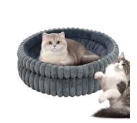 Genérico Round Dog Bed - Washable Pet Beds, Donut Dog Bed for Puppies Kittens, Pet Cushion with Removable Cushion, Cat Plush Mat, Cat Sleeping Beds for Bedroom Couch Bedside Use