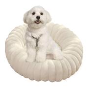 Genérico Round Donut Pet Bed, Washable Small Dog Bed, Anti--Slip Cat Bed, Cozy Plush Dog Couch, Round Donut Bed for Cats & Dogs, Soft Machine Washable Small Pet Bed for Comfort and Rest 15,75 pulgadas
