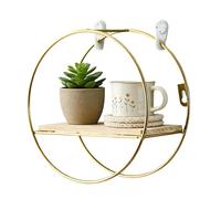 Genérico Round Floating Shelves, Wall Mounted Storage Organizer, Medium Size for Space Maximization, Circular Shelf Design Detail, Home Organization Accessory, Kitchen Dorm Nursery Garage Use
