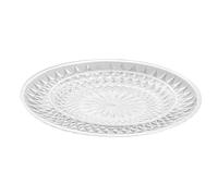 Genérico Round Fruit Tray, Clear Acrylic Serving Platter, Transparent Snack Plate, Sturdy Lightweight Design, Easy To Clean Surfaces, Constructed From Sturdy Acrylic Material