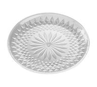 Genérico Round Fruit Tray, Clear Acrylic Serving Platter, Transparent Snack Plate, Sturdy Lightweight Design, Easy To Clean Surfaces, Constructed From Sturdy Acrylic Material