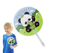 Genérico Round Hand Fan - Panda Pattern Compact Cooling Hand Fans