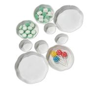 Genérico Round Serving Bowl Cluster, Nine Grid Decorative Tray | Exquisite Serving Dish, Elegant Home Accent, Party Entertaining Display For Guests Wedding Home Decor