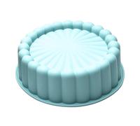 Genérico Round Silicone Mold - Charlotte Cake Pan, Round Non-Stick Silicone Molds For Cake Making, Unflower-Shaped Air Fryer DIY Baking Tool, Sun Flower Shaped Mould For Brownie, Tart, Pie, Flan
