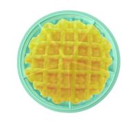 Genérico Round Waffle Silicone Mold - 17.5x17.5x1cm Non-stick Baking Tray Mould | Easy Maintenance Chocolate Maker, Non-stick Baking Tray Mould, Waffle Maker Silicone Mold For Waffles