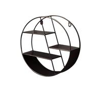 Genérico Round Wall Shelf - Çreative Homè Wall Decoration | Wáll-Mounted Storage Rack | Floating Shelves Metal Shelf Decoration for Bedroom Living Room Bathroom Kitchen and Office in Cardboard Box