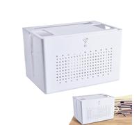 Generico Router Box Hider - Sichere Verwendung Umweltfreundliche ABS Router Hider Box - Kabel-Organizer Für Zuhause, Büro, Schule, Schlafsaal, Wohnung