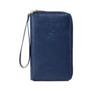 Genérico Rowgins Rfid Passport Holder, Rowgins Multi-Functional RFID Passport Wallet, Travel Essentials Organizer with Card Slots, Slim Passport Cover for Men and Women (Blue)