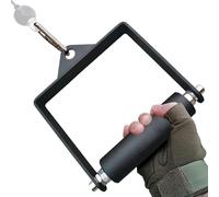 Genérico Rowing Handle - Steel Cable Attachment, Lat Pull Down Row Training, Non-Slip Heavy Grip, Strong Welded Construction, Upper Body Strength Exercise Fitness Equipment for Workouts