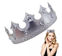 Generico Royal King Crown - Disfraz de corona dorada para niños y adultos, accesorio de Prince Role Play | Corona de vestir para fiesta de cumpleaños, actuación en escenario, cosplay, evento temático
