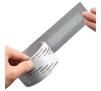 Genérico Ruban Réparation Moustiquaire Adhésif Fort | Rouleau Découpable Longue Durée 5x200cm Pour Grille De Fenêtre Porte Tente & RV | Kit De Réparation Anti-Insecte Pratique