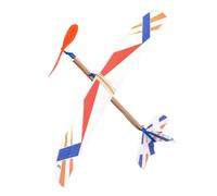 Genérico Rubber Band Powered Throwing Glider Airplane - Foam 218 Small Model Plane - Youth Aviation Toy Outdoor Flying Toy For Kids - Mixed Colors Random