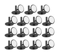 Genérico Rubber Duck Holder - 2.5x2cm Mini Stand, ABS Figurine Mount, Stable Display Brackets with Anti-Slip Base | Dashboard Accessory for Sedan RV Car Interior Men Women Birthday Mother's Day