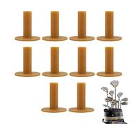 Genérico Rubber Tees - Portable Reusable Soft Golf Ball Tees 10pcs | Golf tee Set with Free Ball Marker | Course Practice Training Game Hitting Mat Holder Accessories Practice Tool Hitting