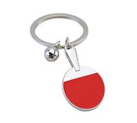 Genérico Rubber Tennis Racket Keychain - Keyring Sports Key Holder ¦ 4 Cm Stylish Bag Ornament Mini Key For Bulk, Mini Keys Holder With Textured Grip, Keychains Accessory, Sports Keys Accessory