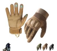 Genérico Ruck & Recon Gloves, Ruck and Recon Glove for Men, High Performance Anti-Slip Grip Safety Glove,Touchscreen (Brown,Medium)