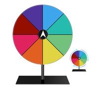 Genérico Rueda De - Game Color Tableetop Roulette Spinner | Borrar En Seco Weel Spiinner con Soporte | Tablero De Spinniing Suave Priize Wheeel Spinnner | Herramienta Interactiva GAAMA para Eve