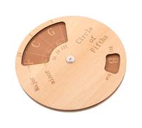 Genérico Rueda de quintas para practicar guitarra - Asistente de acordes de melodía de madera - Herramienta para practicar acordes para principiantes - Ayuda para aprender guitarra
