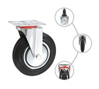 Genérico Ruedas giratorias 12 Unidades 200 mm,Economía e Industria,Manipulación de materiales-278002