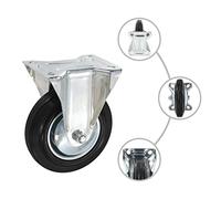 Genérico Ruedas giratorias y fijas 4 Unidades 160 mm,Economía e Industria,Manipulación de materiales-143464