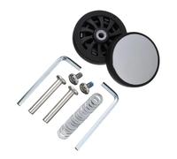 Genérico Ruedas para Maletas de Viaje Ruedas De Repuesto Universales Duraderas Tornillo,Ruedas Equipaje Viaje,Piezas For Maleta, Kit Reparación Giratorias,2 Uds(55mm x12mm)