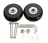 Genérico Ruedas Silenciosas para Maleta Trolley, 2 Pares de Ruedas Repuesto for Equipaje Viaje, Ejes 40 mm, 45, 50 y 60 diámetro(40mm)