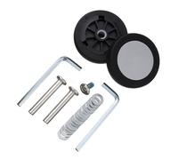 Genérico Ruedas Silenciosas para Maleta Trolley, 4 Ruedas duraderas for Equipaje de Viaje con Tornillos, Piezas Maleta, Ejes Repuesto, Kit reparación giratorias, reemplazo DIY(56mm x 12mm-1)