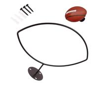 Genérico Rugby Ball Display Metal Rugby Rack Ball Display Wall Mount