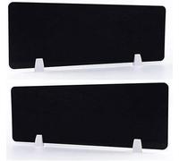 Genérico Ruido Reducción de Escritorio, Panel de privacidad insonorizada con 9mm Foam Felt, Freestanding Office Partition for Visual Distraction Control, Fácil Montaje No se necesitaron Herramientas