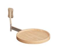 Genérico Runde Wandmontagentisch, Wand montiert runden Tisch, Wohnzimmer Schreibtisch, 180 ° Rotationsklapper Snacke Couchtisch für und Kuchenladen