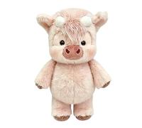 Genérico Running Cow Plush, 23.62 Inches Cute Moving Legs Highland Cow Stuffed Animals for Kids Adults Girls Boys